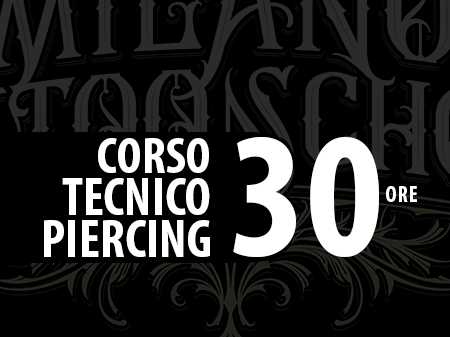 corso tecnico piercing 30 ore