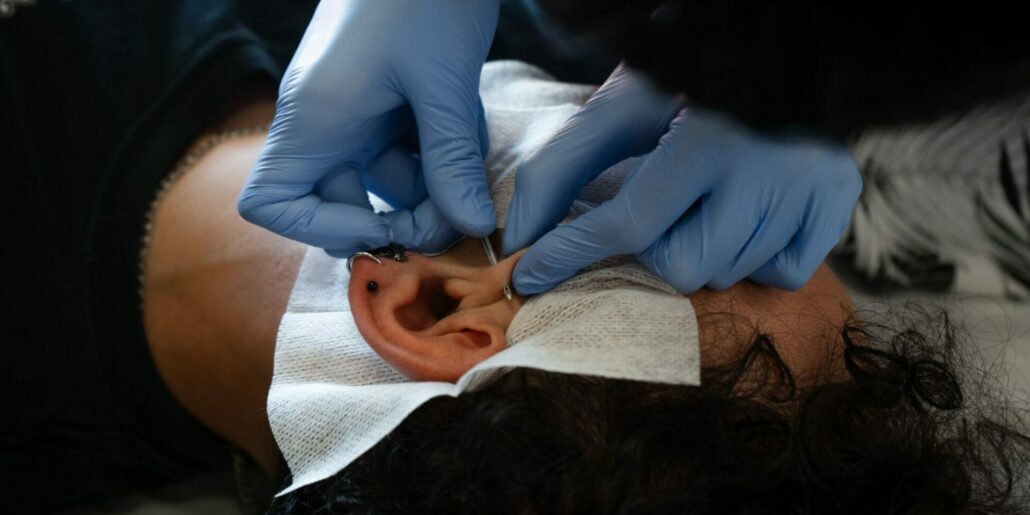Esecuzione di un Surface Piercing